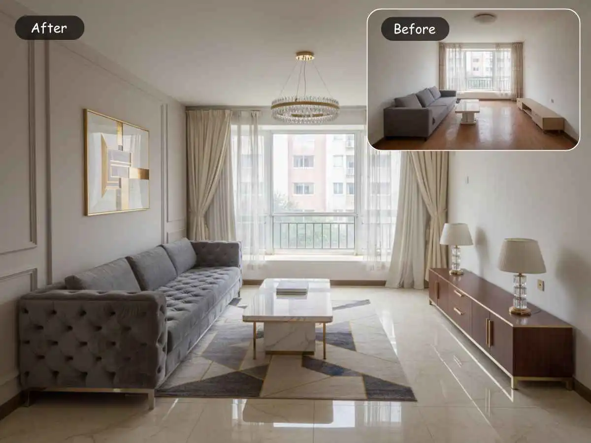 EzRemove AI room design example for home improvement ideas