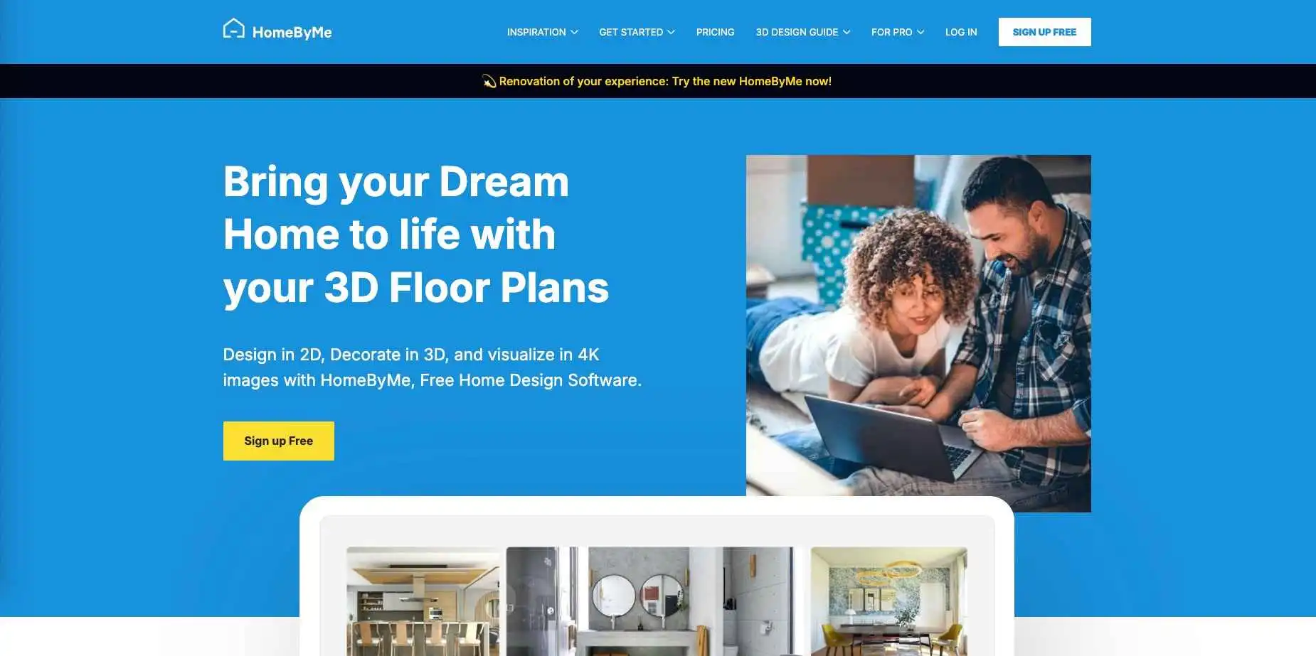 EzRemove AI room design example for realistic home makeover