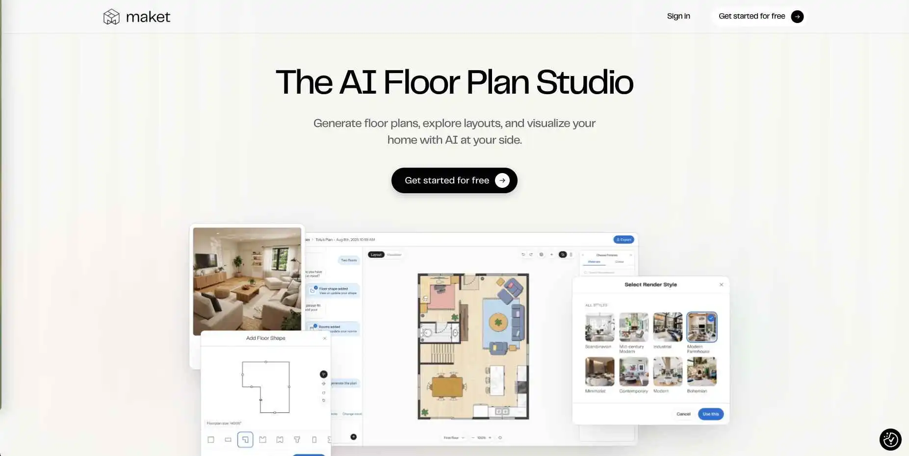 EzRemove AI room design tool for living room inspiration