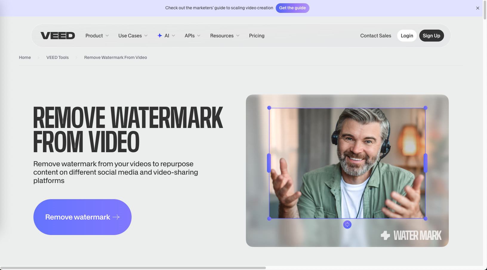 editor timeline view used for watermark removal workarounds
