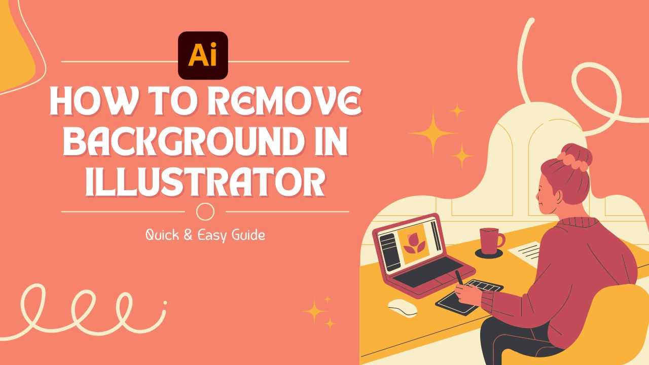 how to remove background in illustrator