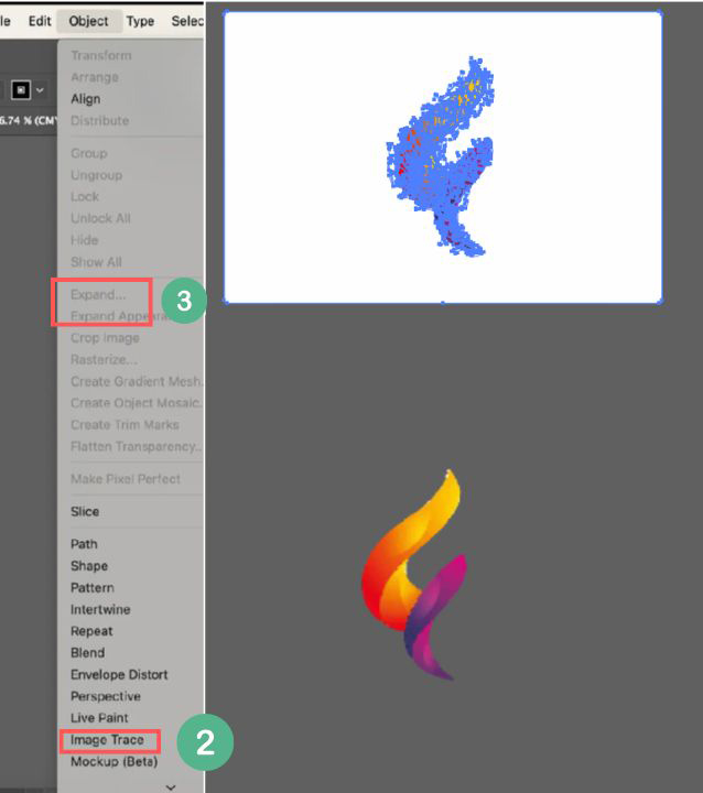 remove backgrounds in illustrator