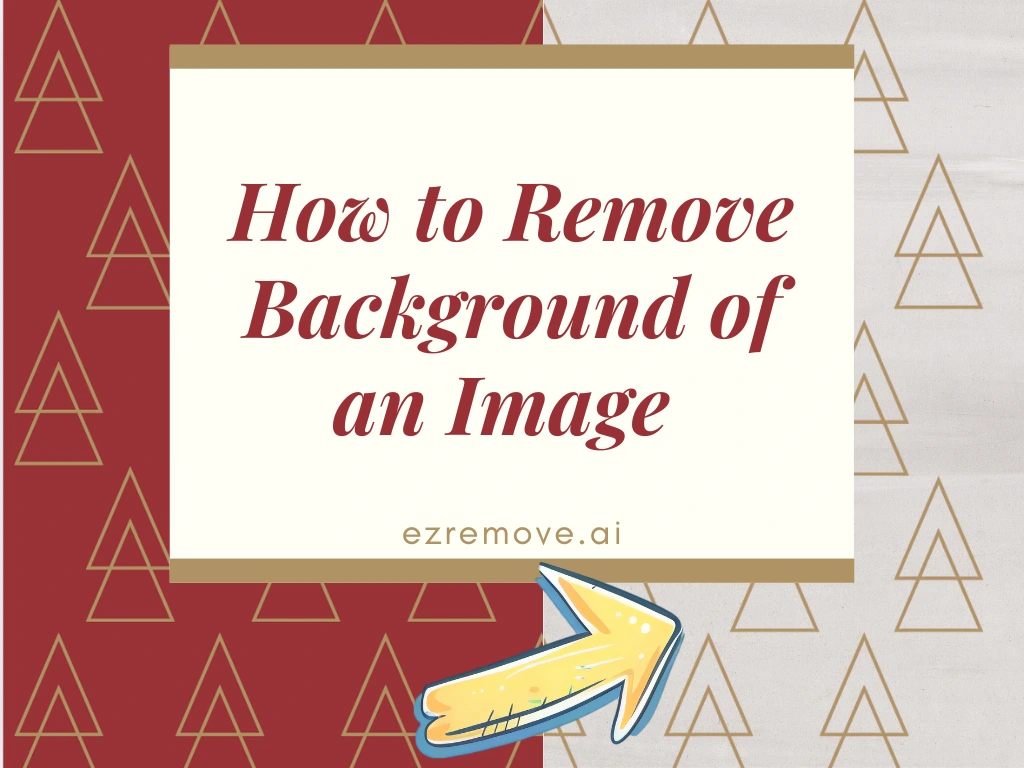 Geometric posters using background remover