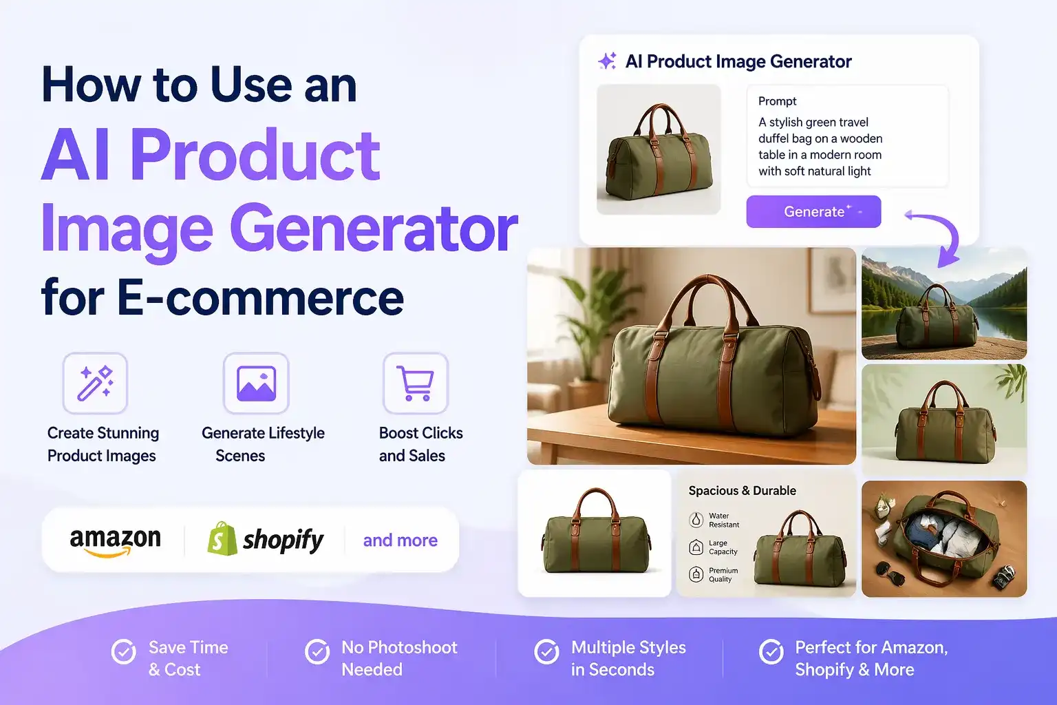 How to Use an AI Product Image Generator for E-commerce