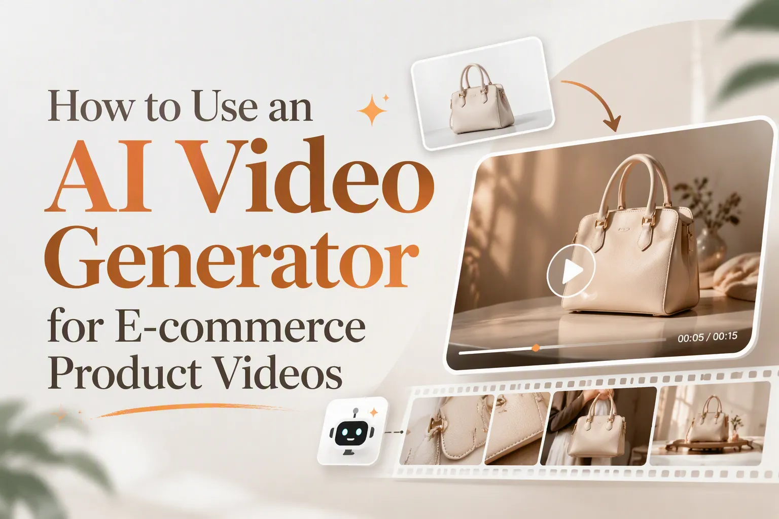 How to Use AI Video Generators for E-commerce Product Videos