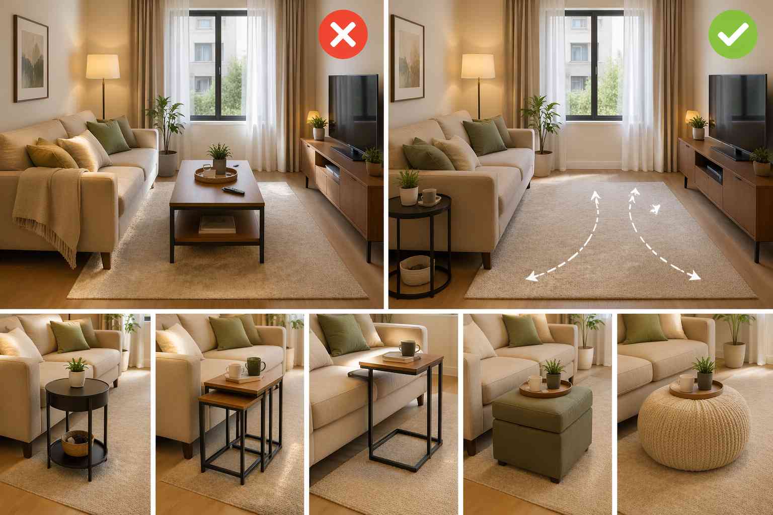 Layout Idea 3: The No Coffee Table Layout