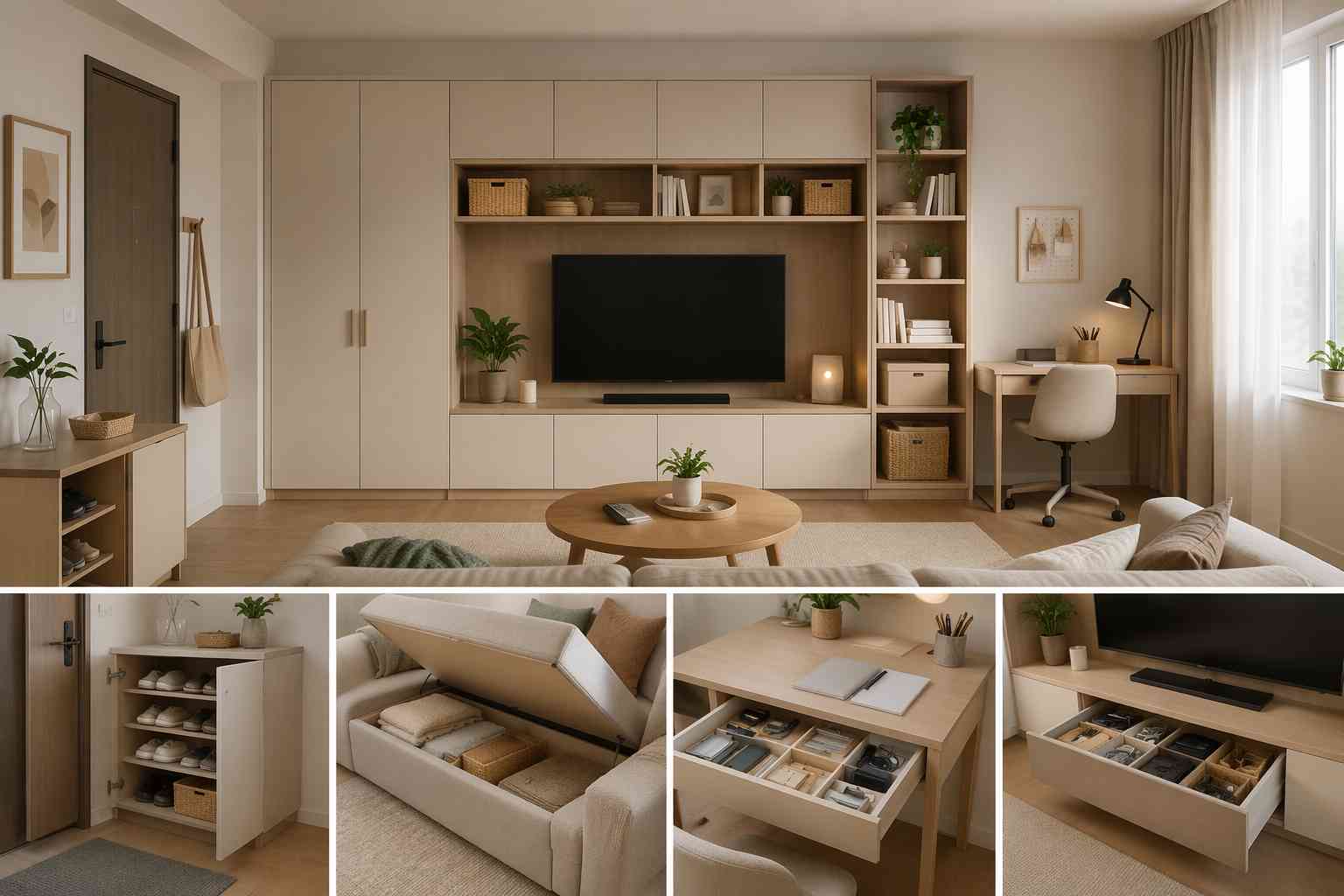 Layout Idea 6: The Storage Wall Layout