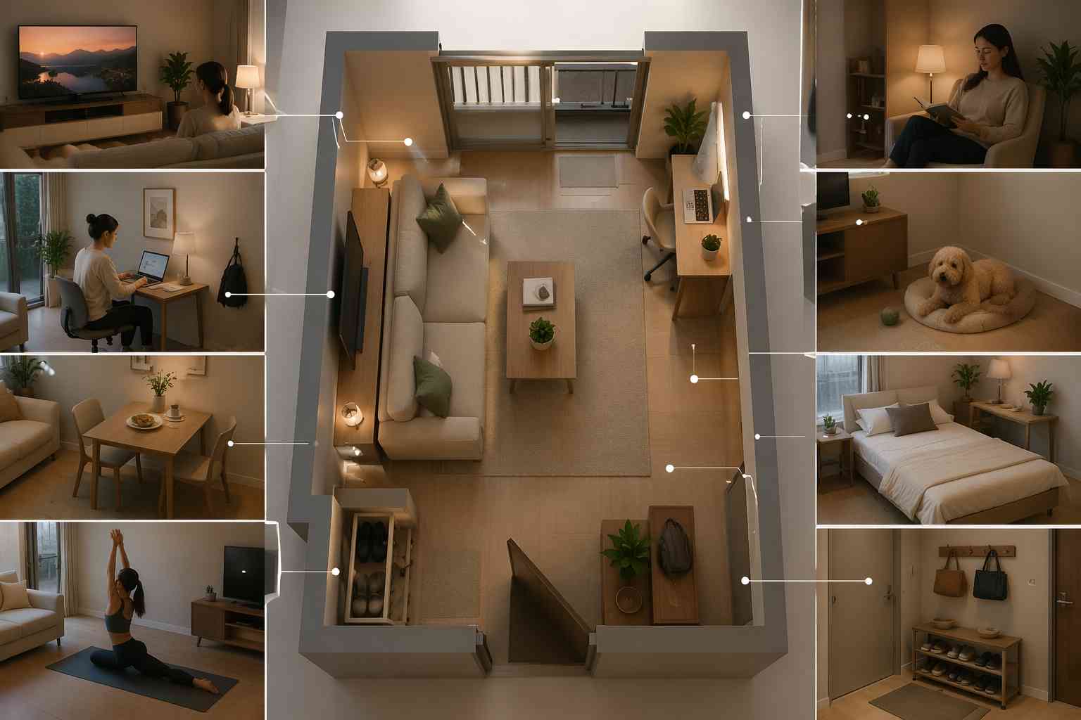 Start with the Real Function of the Room