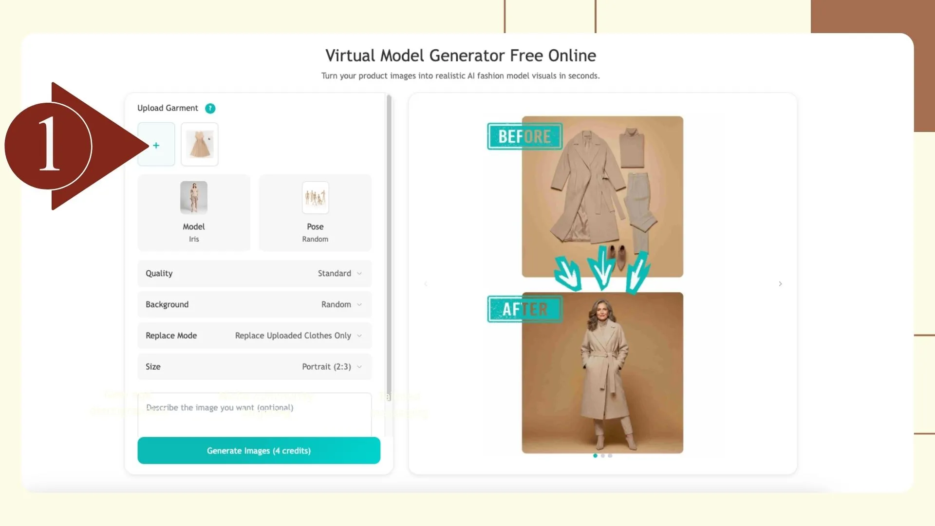 Step 1: Upload Your Product Image